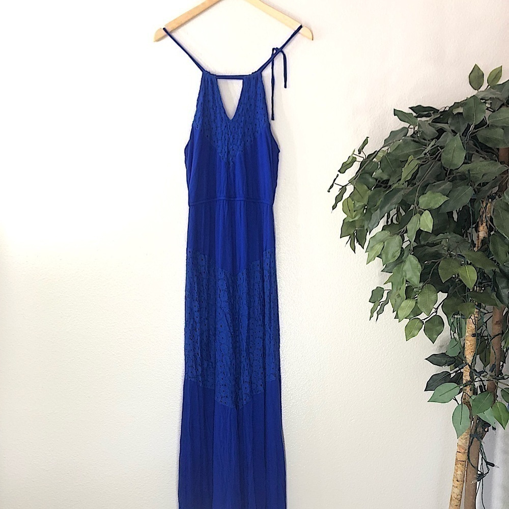 Blue Charming Charlie Maxi Dress